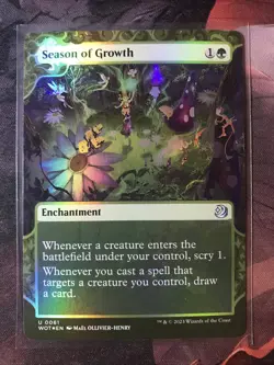 MTG Season of Growth FOIL Wilds of Eldraine Enchanting Tales WOE 0061 NM - Image 1