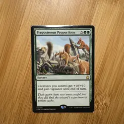 MTG Preposterous Proportions [Foundations, Near Mint] - Image 1