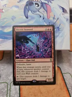 x1 Electric Seaweed R MTG Commander: Teenage Mutant Ninja Turtles M/NM, English - Image 1