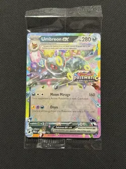 Pokemon Prismatic Evolutions Umbreon ex 060/131 Surprise Box Stamped Sealed NEW - Image 1