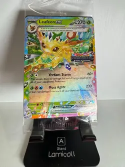 Pokemon TCG Leafeon EX 006/131 Prismatic Evolutions Stamp Promo - Sealed - Image 1