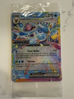 Pokemon TCG-Glaceon ex 026/131 – Sealed Stamped Promo Prismatic Evolutions - Image 1