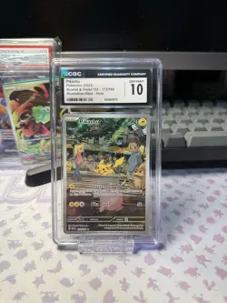 Pokemon TCG Pikachu 173/165 Scarlet & Violet 151 CGC 10 GEM MINT English - Image 1
