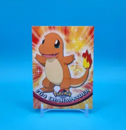 Pokemon Card - Charmander #04 - Topps Series 1 - Black Logo - Image 1