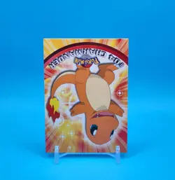 Pokemon Card - Charmander #04 - Topps Series 1 - Black Logo - Image 2