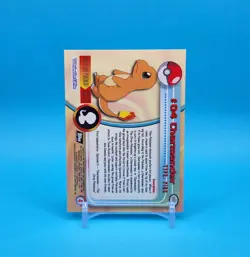 Pokemon Card - Charmander #04 - Topps Series 1 - Black Logo - Image 3