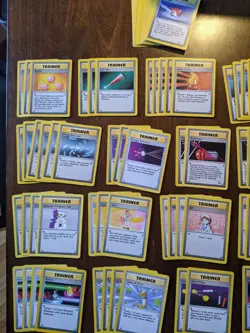 Lot of 90 Vintage Trainer Pokemon Cards - Image 2