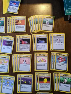Lot of 90 Vintage Trainer Pokemon Cards - Image 3
