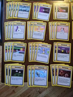 Lot of 90 Vintage Trainer Pokemon Cards - Image 4