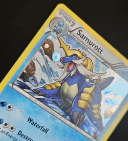 Samurott 41/149 Cosmos Holo Rare Boundaries Crossed Set BW TCG Pokemon Card MP - Image 2