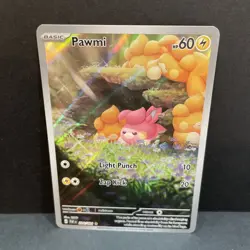Pawmi Illustration Rare Pokemon TCG Paldean Fates 226/091 - Image 1