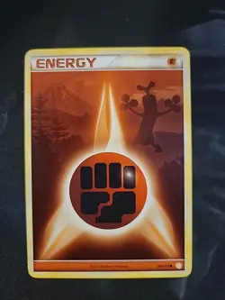 Pokemon Fighting Energy HeartGold SoulSilver Regular Card 120/123 MP Condition - Image 1