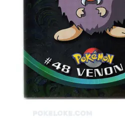 Venonat #48 - Holo Foil - 1st Print - 1999 Topps Pokemon Card - Image 2