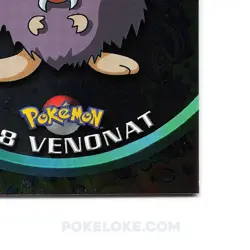 Venonat #48 - Holo Foil - 1st Print - 1999 Topps Pokemon Card - Image 3