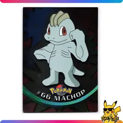 Machop #66 - Holo Foil - 1st Print - 1999 Topps Pokemon Card - Image 1