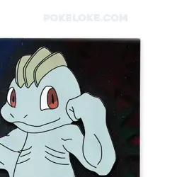 Machop #66 - Holo Foil - 1st Print - 1999 Topps Pokemon Card - Image 5