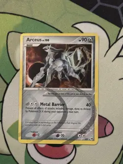 Pokemon Arceus Lv. 100 AR9 Platinum Holo Rare Pokemon Card TCG | NM - Image 1