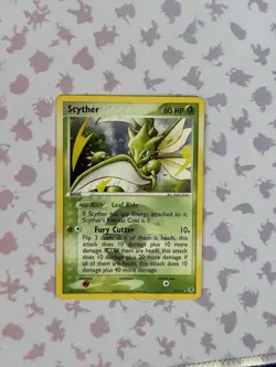 Pokemon EX FireRed & LeafGreen Scyther Reverse Holo Rare #29/112 NM - Image 1
