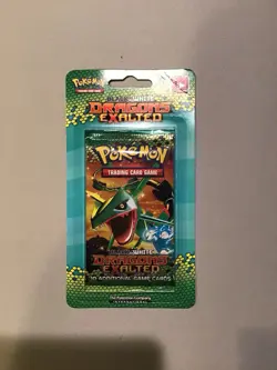 Pokemon Dragons Exalted Vintage Blister Pack Sealed Rayquaza Black & White - Image 1