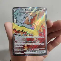 2025 Pokemon SV Destined Rivals DRI EN Team Rocket's Moltres ex #208/182 - Image 1