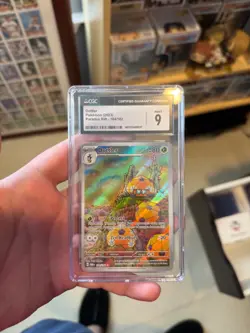 Pokemon Dottler #184/182 English CGC 9.5 2023 Pokemon Paradox Rift - Image 1