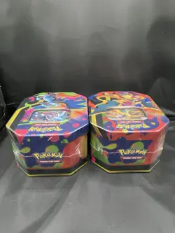 Pokemon TCG Mega Charizard X and Y Tins Sealed 2026 - Set of 2 New/Sealed - Image 5
