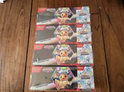 4 Pokemon Prismatic Evolutions Surprise Box And Booster Bundle Sealed - Image 1