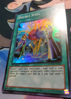 Yugioh 1X Double Spell - LCYW-EN065 - Super Rare 1st Edition - Image 2