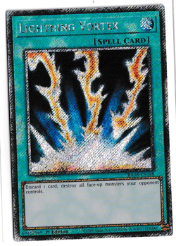 Lightining Vortex : 1st Edition Platinum Secret Rare RA03-EN148 YuGiOh - Image 1