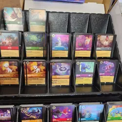 Disney Lorcana Card Lot 160 Cards, 140 C/U, 10 R, 10 Holo Mixed Chapters 1-9 - Image 3