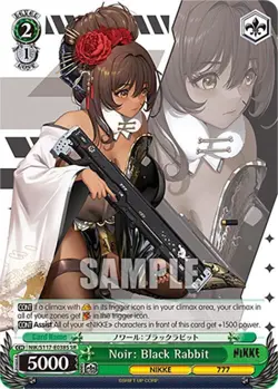 NIKKE Weiss Schwarz Noir: Black Rabbit NIK/S117-E038S SR Super Rare - Image 1