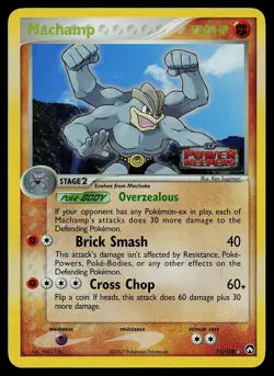 Pokemon Card - Machamp Power Keepers 11/108 Reverse Holo Stamped - Image 1