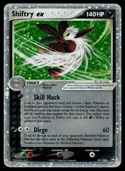 Pokemon Card - Shiftry ex Power Keepers 97/108 Ultra Rare - Image 1