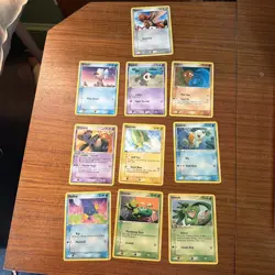 Pokemon Card Lot of 10 - Crystal Guardians LP - Image 1