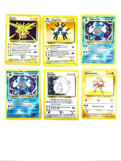 Lot of 6x Vintage Holo Rare Pokemon Cards (NM-MP) - Image 1