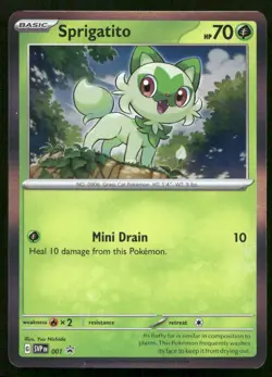 Sprigatito - Promo SV: Scarlet & Violet Promo Cards 001 NM - Image 1