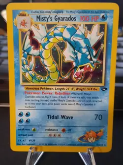 Misty's Gyarados 13/132 Holo Gym Challenge Lightly Played(LP) Pokemon Card - Image 1