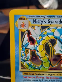 Misty's Gyarados 13/132 Holo Gym Challenge Lightly Played(LP) Pokemon Card - Image 3