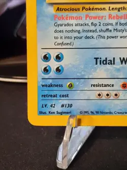 Misty's Gyarados 13/132 Holo Gym Challenge Lightly Played(LP) Pokemon Card - Image 5