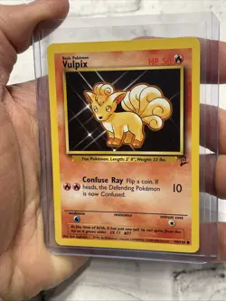 Vulpix Non-Holo 2000 WOTC Pokemon Card 99/130 Base 2 Set NM Vintage Common TCG - Image 2