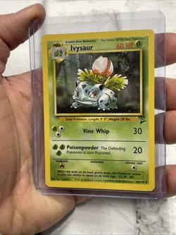 Ivysaur 44/130 Uncommon - Base Set 2 Pokemon Card NM/MT Nintendo WOTC Vintage - Image 2