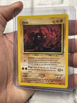 Pokemon Onix Common Unlimited Neo Genesis 69/111 NM/MT Pokemon Card Vintage Vtg - Image 2