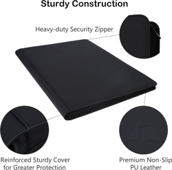 Premium 2300 Pockets Card Binder, Large 36-Pocket 2000+ Ringless Trading Card Al - Image 5