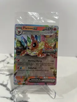 Flareon ex 014/131 Prismatic Evolutions Stamped Promo Pokemon Card Near Mint - Image 1