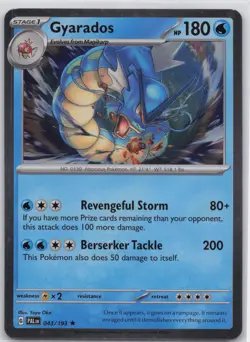 Gyarados - (Cosmo Holo) 043/193 Holo Miscellaneous Cards & Products NM - Image 1