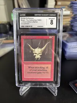 MTG Orcish Oriflamme CGC 8.0 (not Psa) - Image 1