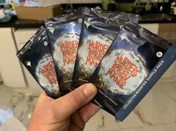 4 X Murders at Karlov Manor Collector Booster Sample Packs | MKM | MTG - Image 1