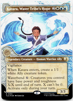 Katara, Water Tribe's Hope - FOIL SHOWCASE - [Avatar: The Last Airbender] MTG - Image 3