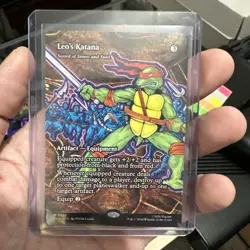 Leo's Katana MTG (Borderless) 0018 PZA Teenage Mutant Ninja Turtles - Image 1