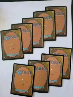MTG Forest Swamp Plains Foil English ENG Language SET OF 9 Old Border - Image 2